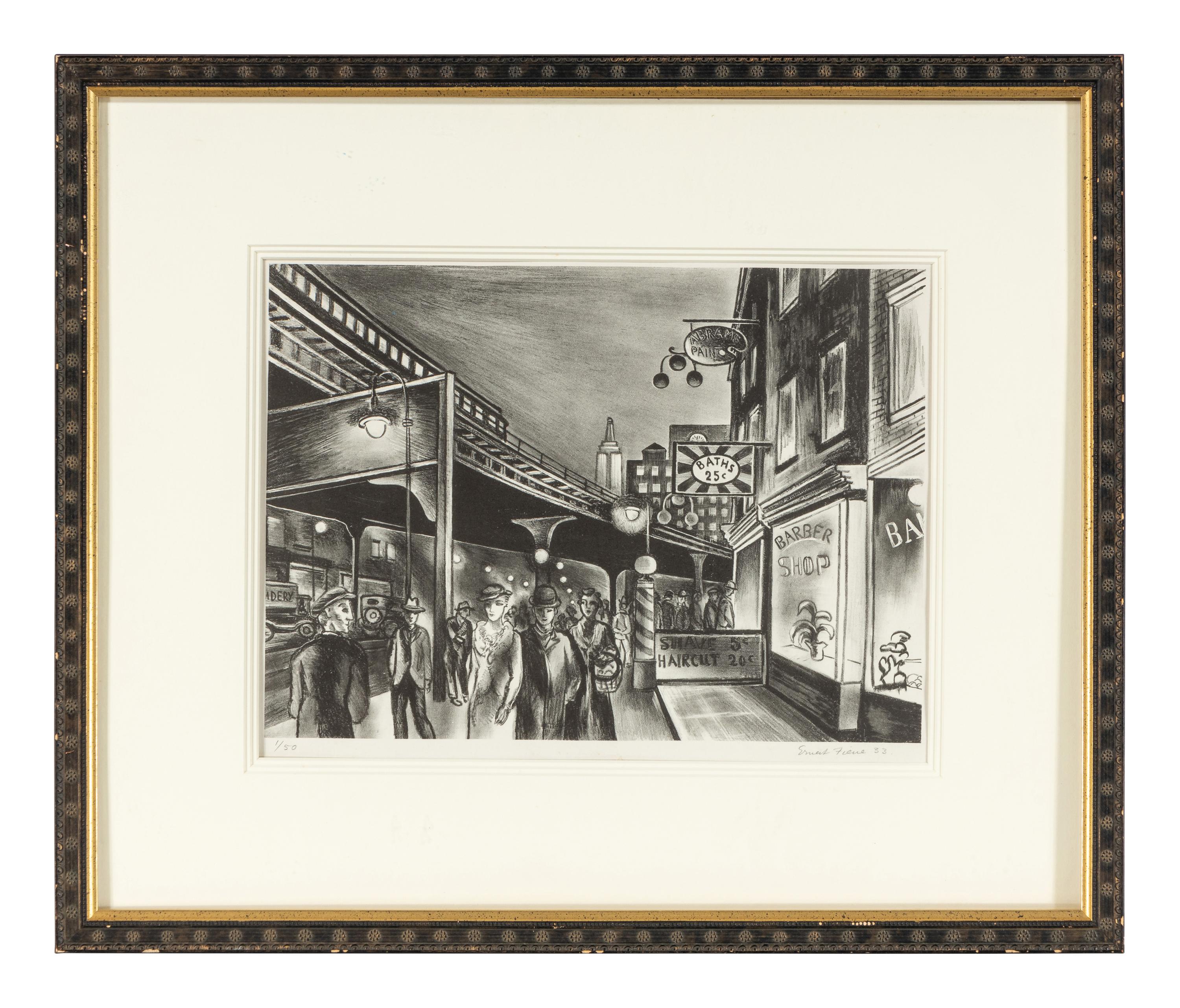 Untitled (Street Scene) , 1933