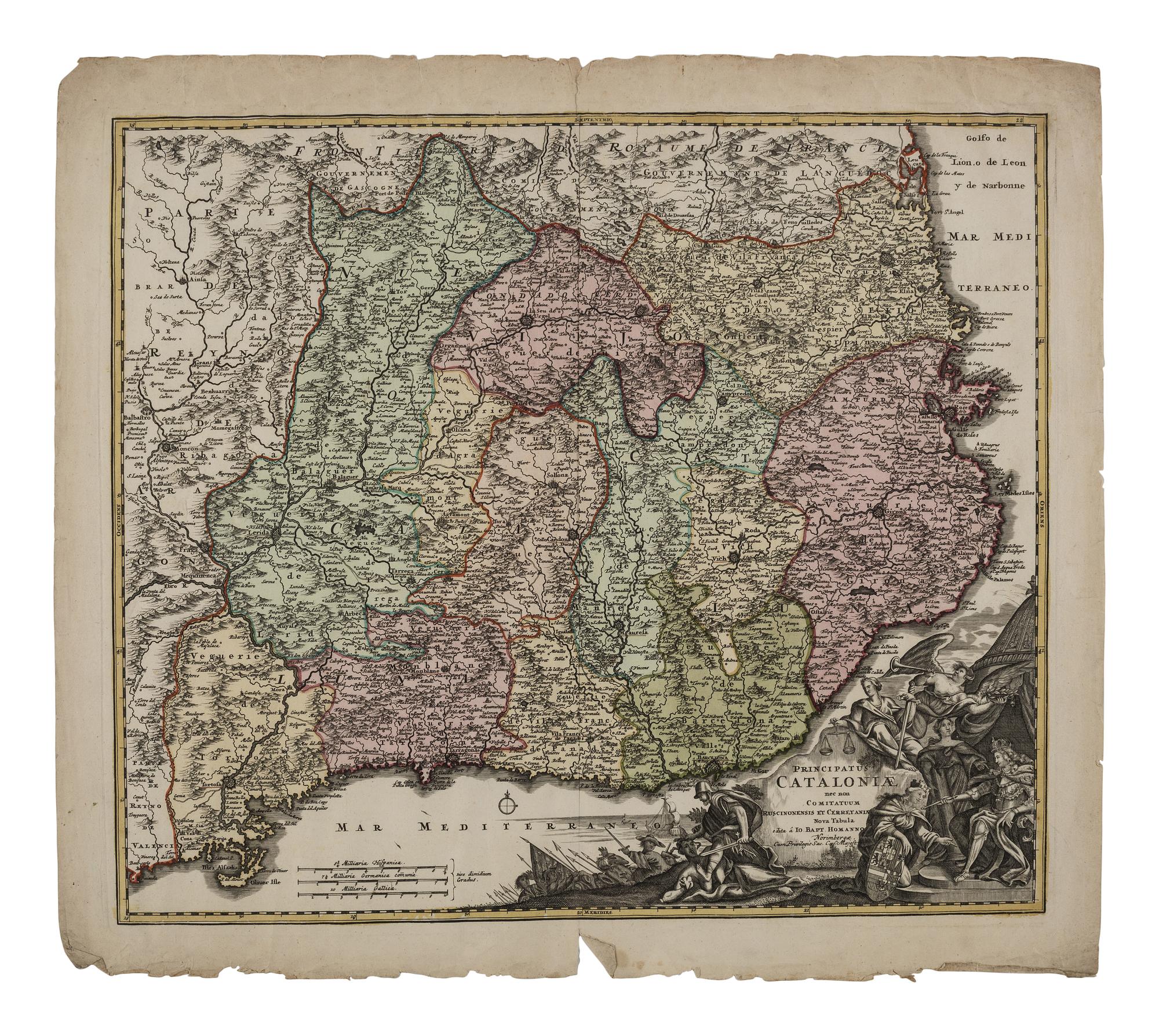 [MAPS]. A group of 8 early European maps, comprising:
