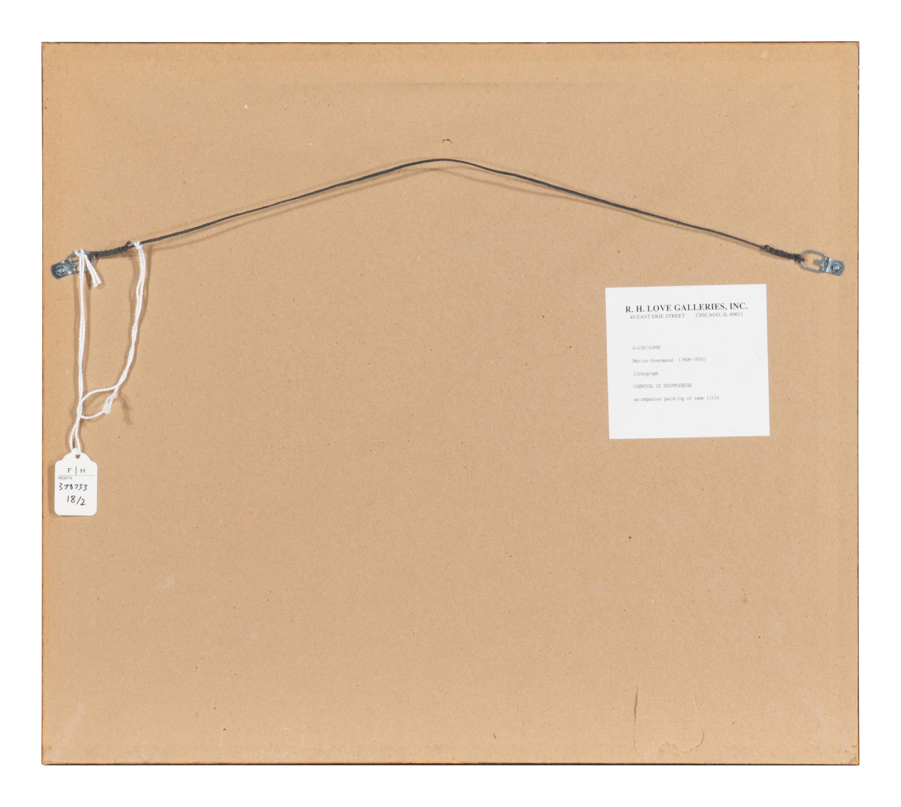 Marion Greenwood (American, 1909-1970) — Carnival at Kripplebush, New York , c. 1943