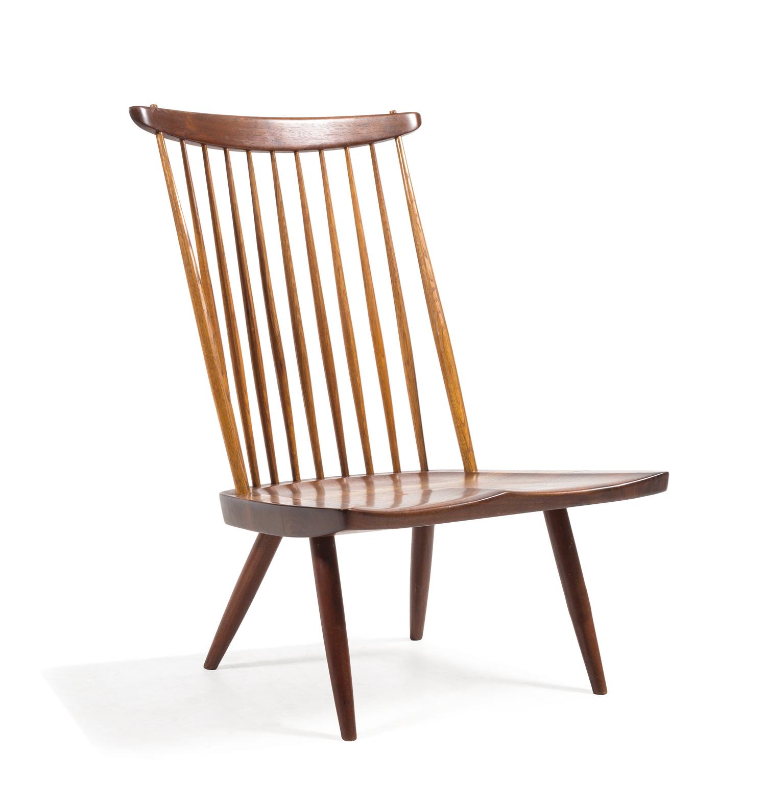 George Nakashima, (Japanese/American, 1905-1990), lounge chair, 1984