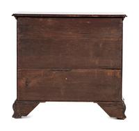 A Chippendale Carved and Figured Mahogany Chest of Drawers