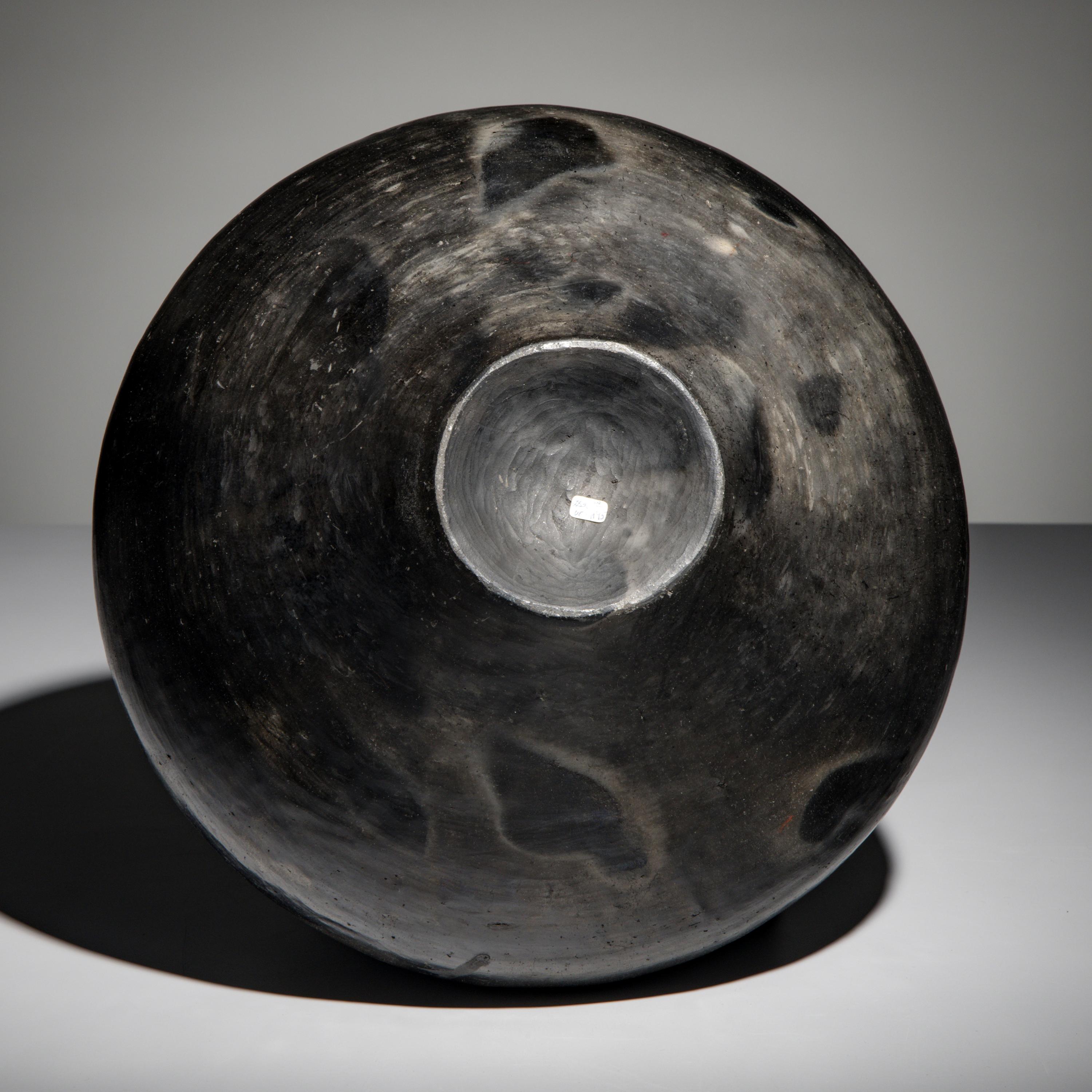 Santa Clara Blackware Pottery Jar