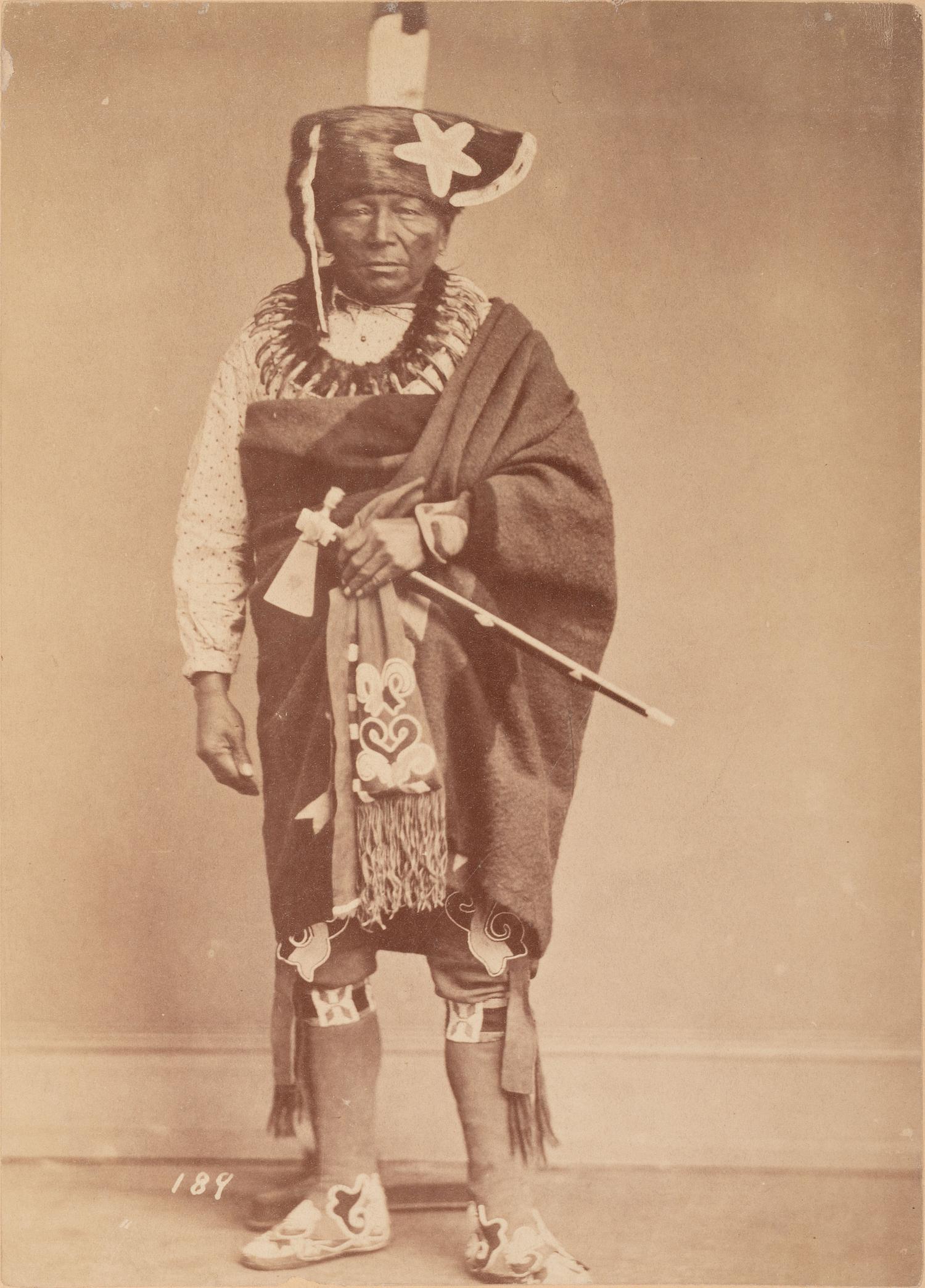 [SHINDLER, Antonio Zeno (1823-1899), photographer]. Photograph of Che-Ko-Skuk, Fox. [Washington, DC, ca 1867].