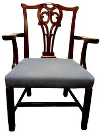 Chippendale mahogany armchair 18th century