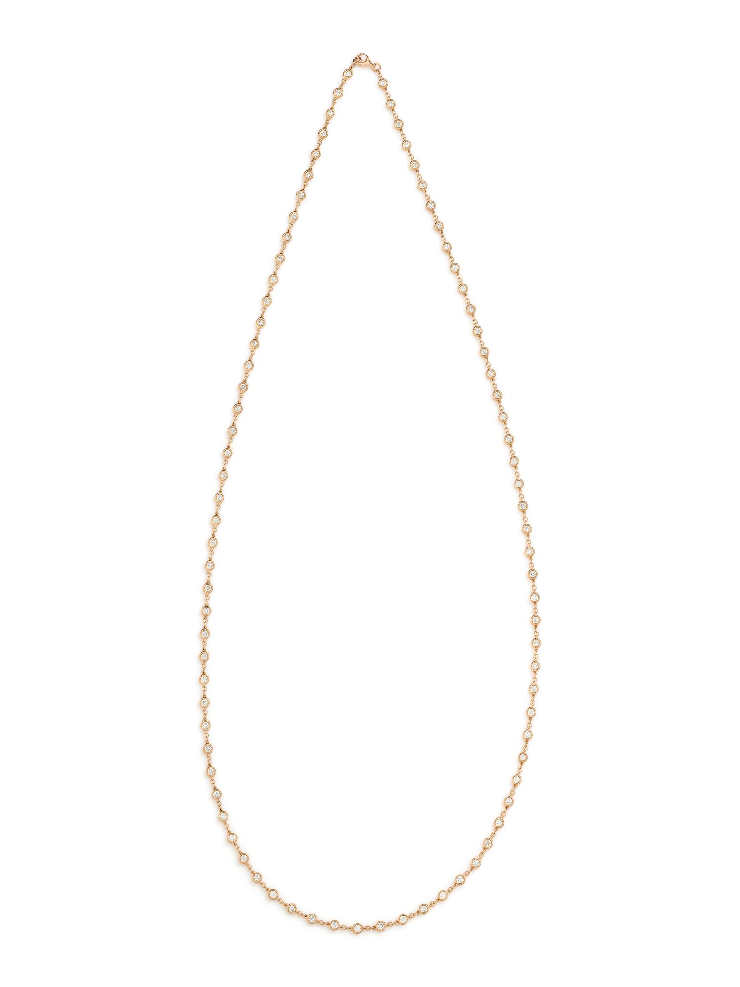 ROSE GOLD AND DIAMOND NECKLACE