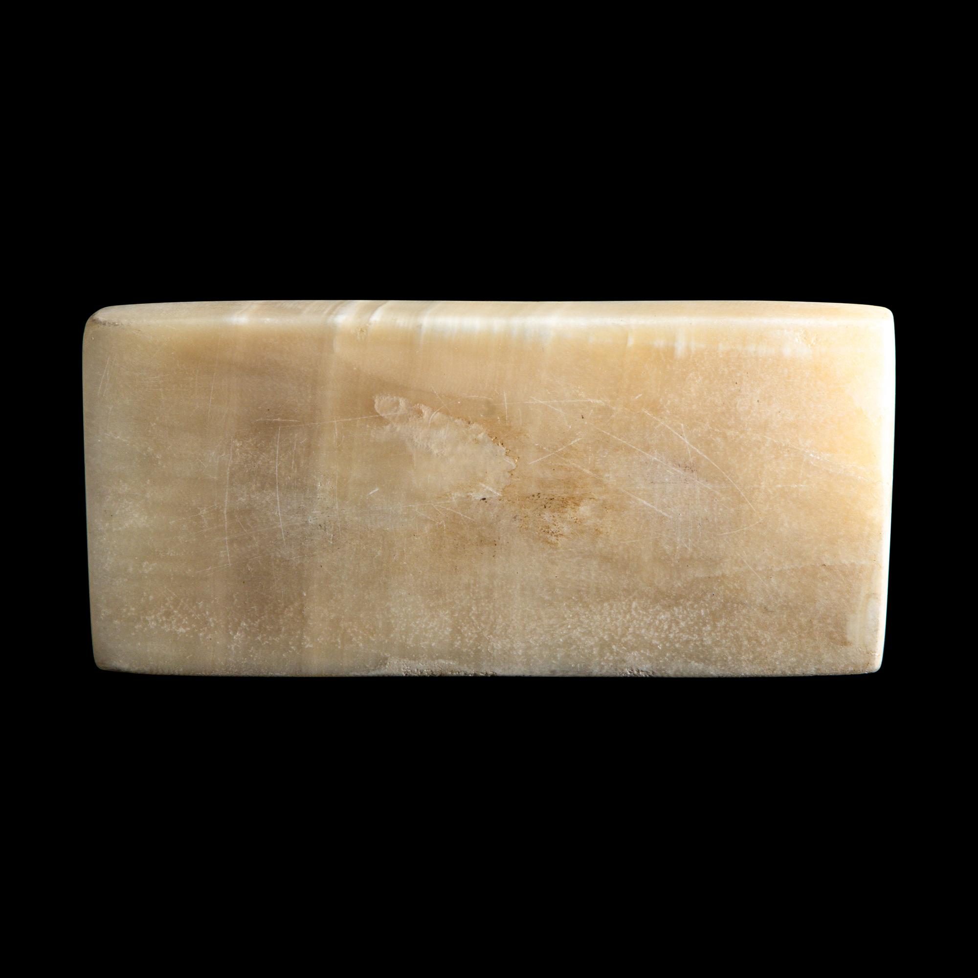 An Egyptian Alabaster Headrest
