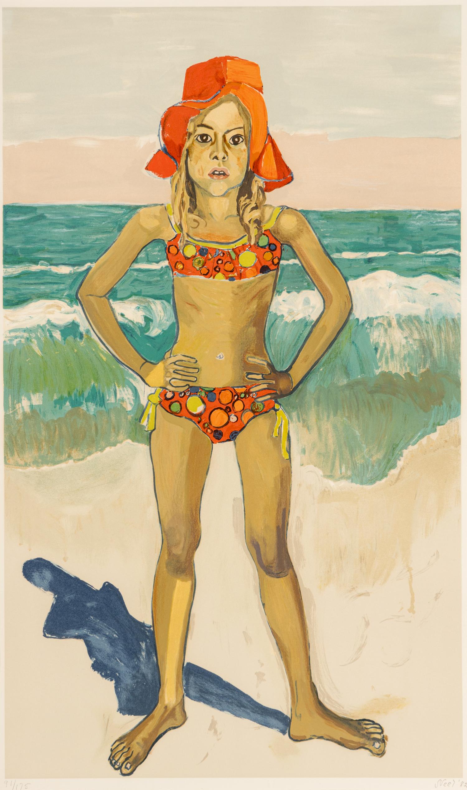 Bather with Red Hat , 1982