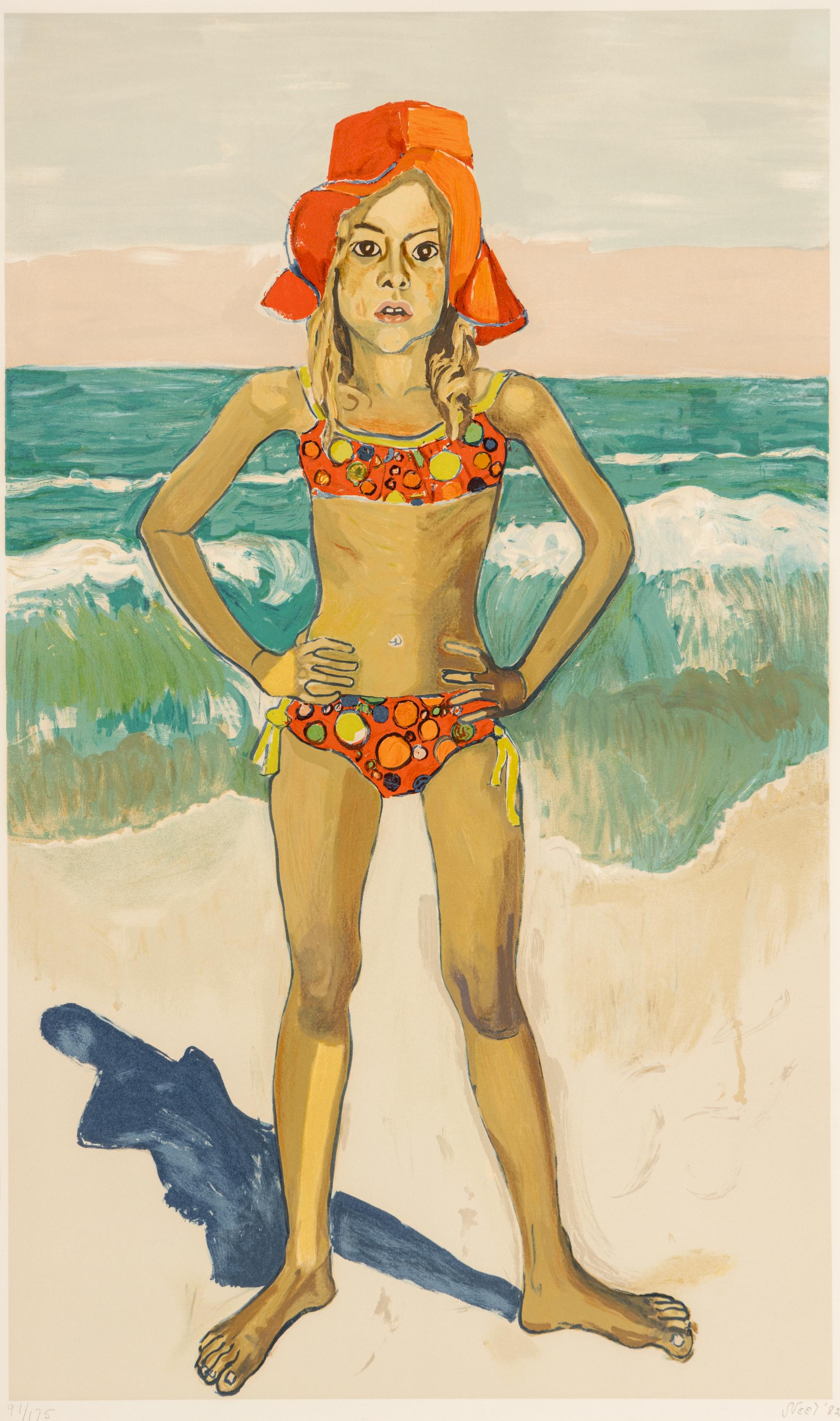 Bather with Red Hat , 1982