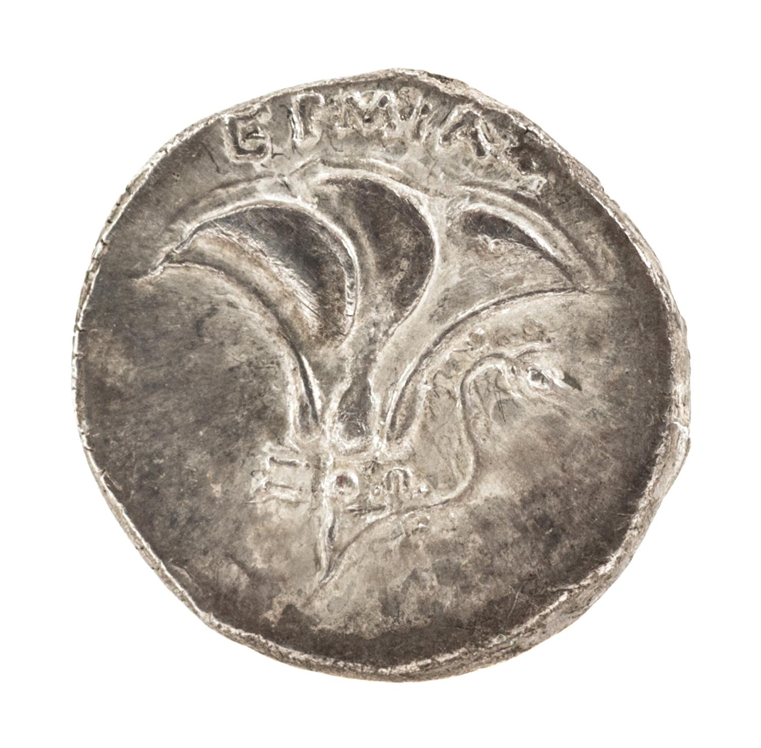 Islands off Cavla — Rhodes Silver Drachm