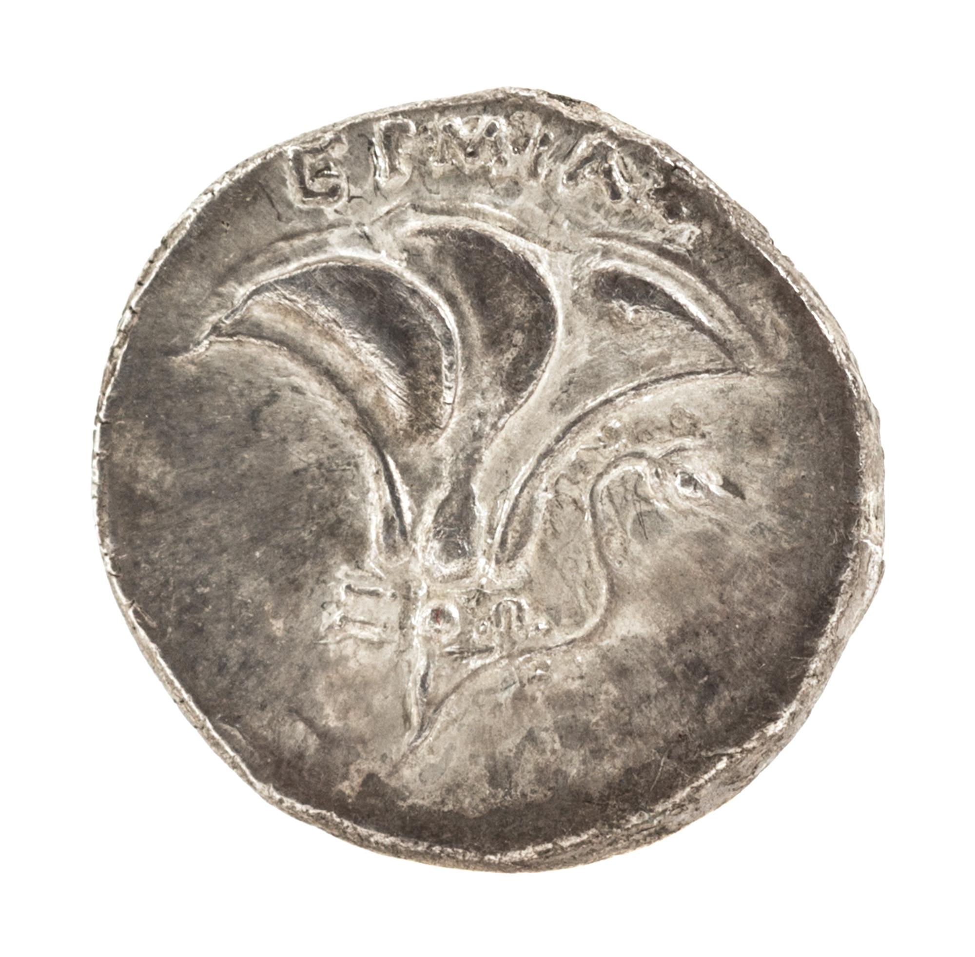 Islands off Cavla — Rhodes Silver Drachm