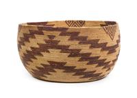 A Maidu Basket Bowl Height 8 x diameter 16 inches.