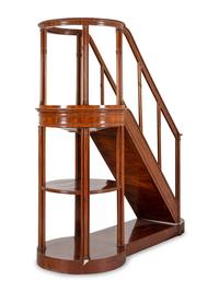 A William IV Mahogany Library Ladder