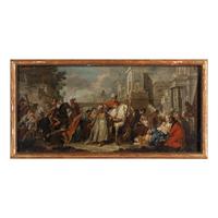After Jean Francois Troy (French, 1679-1752) — The Triumph of Mordecai