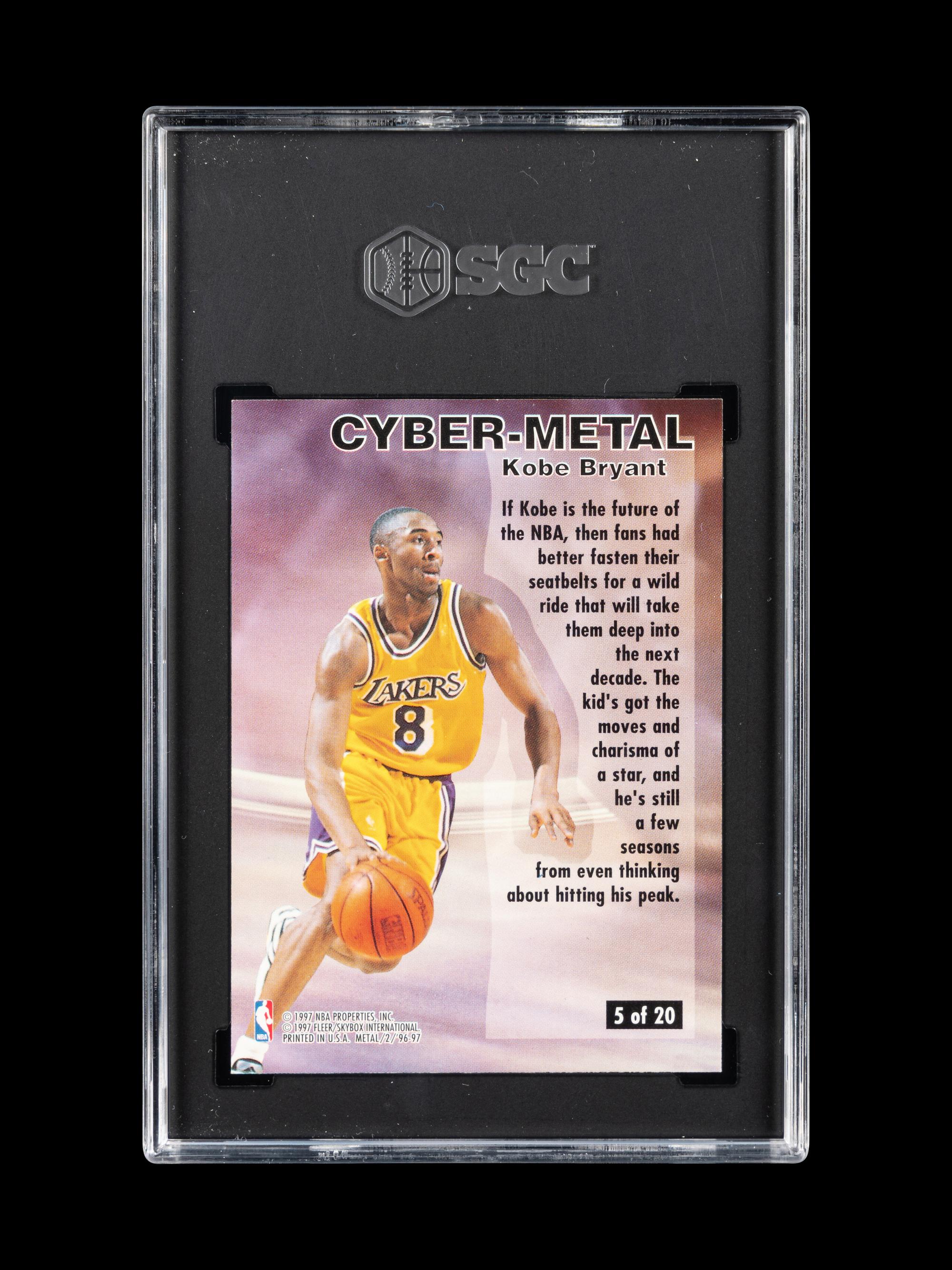 A Group of 1996-97 Fleer Metal Kobe Bryant Rookie Basketball Cards,
