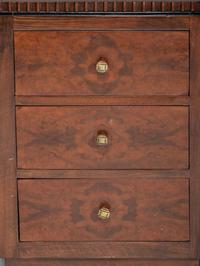 An Art Deco Walnut Pedestal Desk