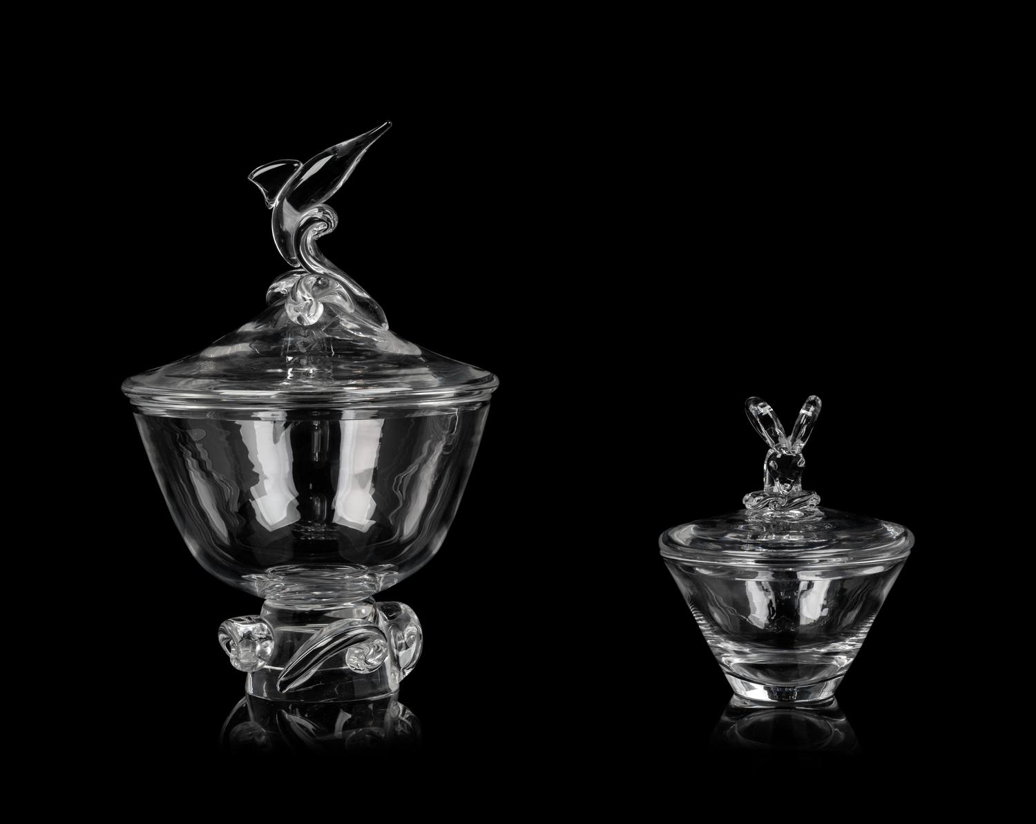 Two Steuben Glass Articles