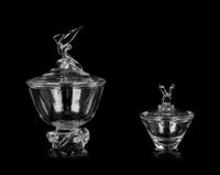 Two Steuben Glass Articles