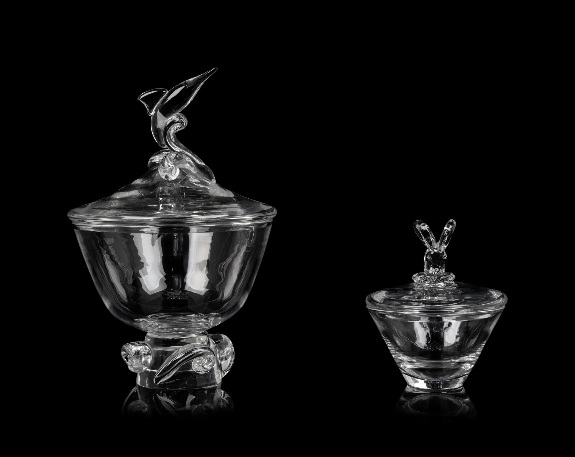 Two Steuben Glass Articles