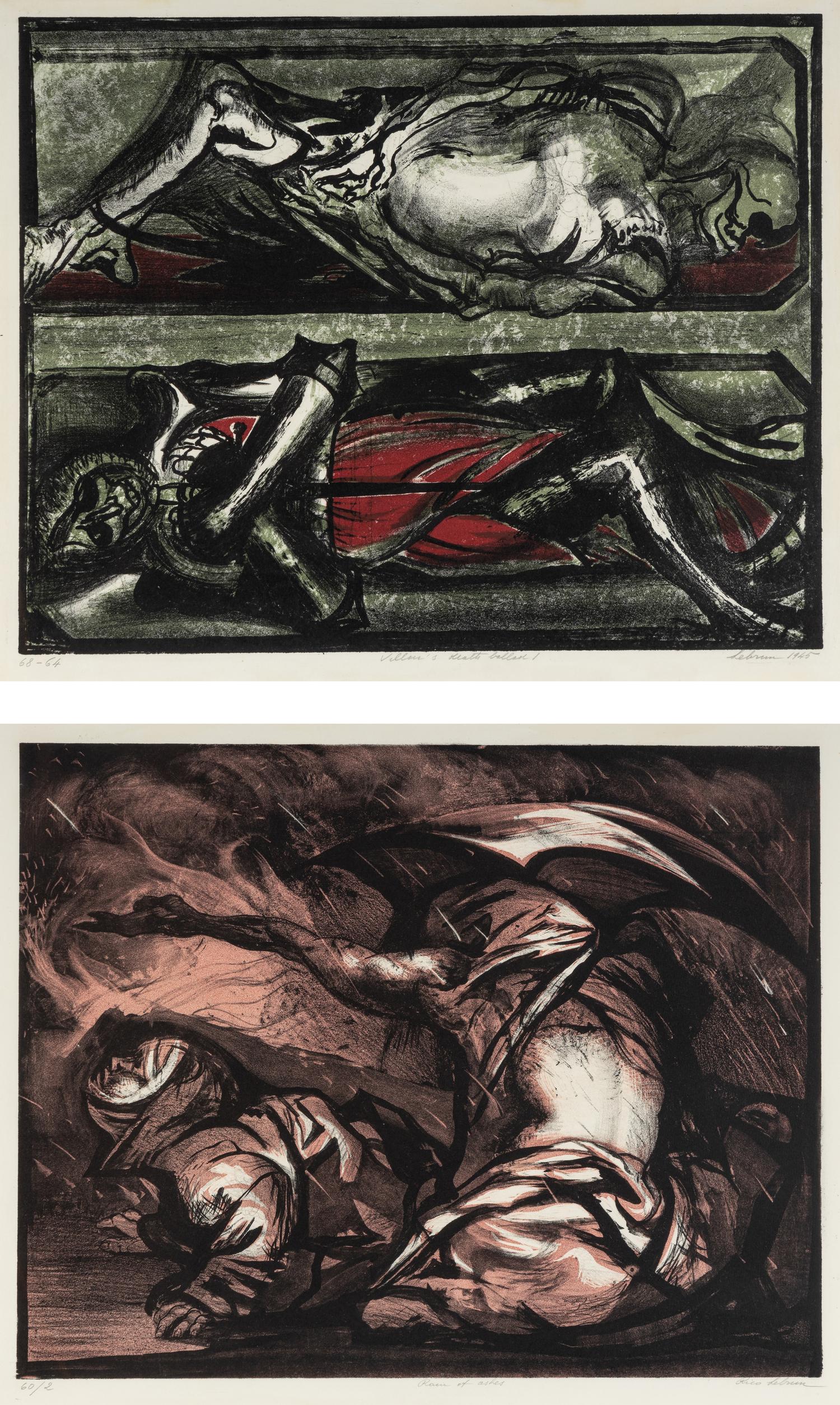 Rain of Ashes and Villain’s Death Ballad I (two works), 1945