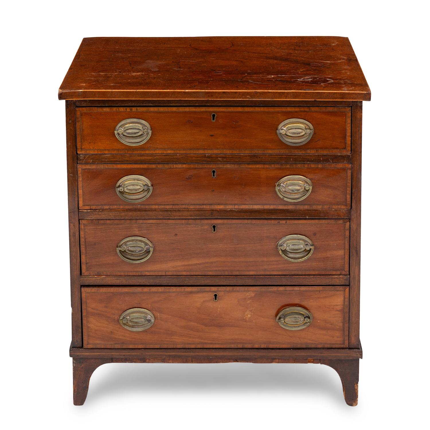 An English Mahogany Chest of Drawers