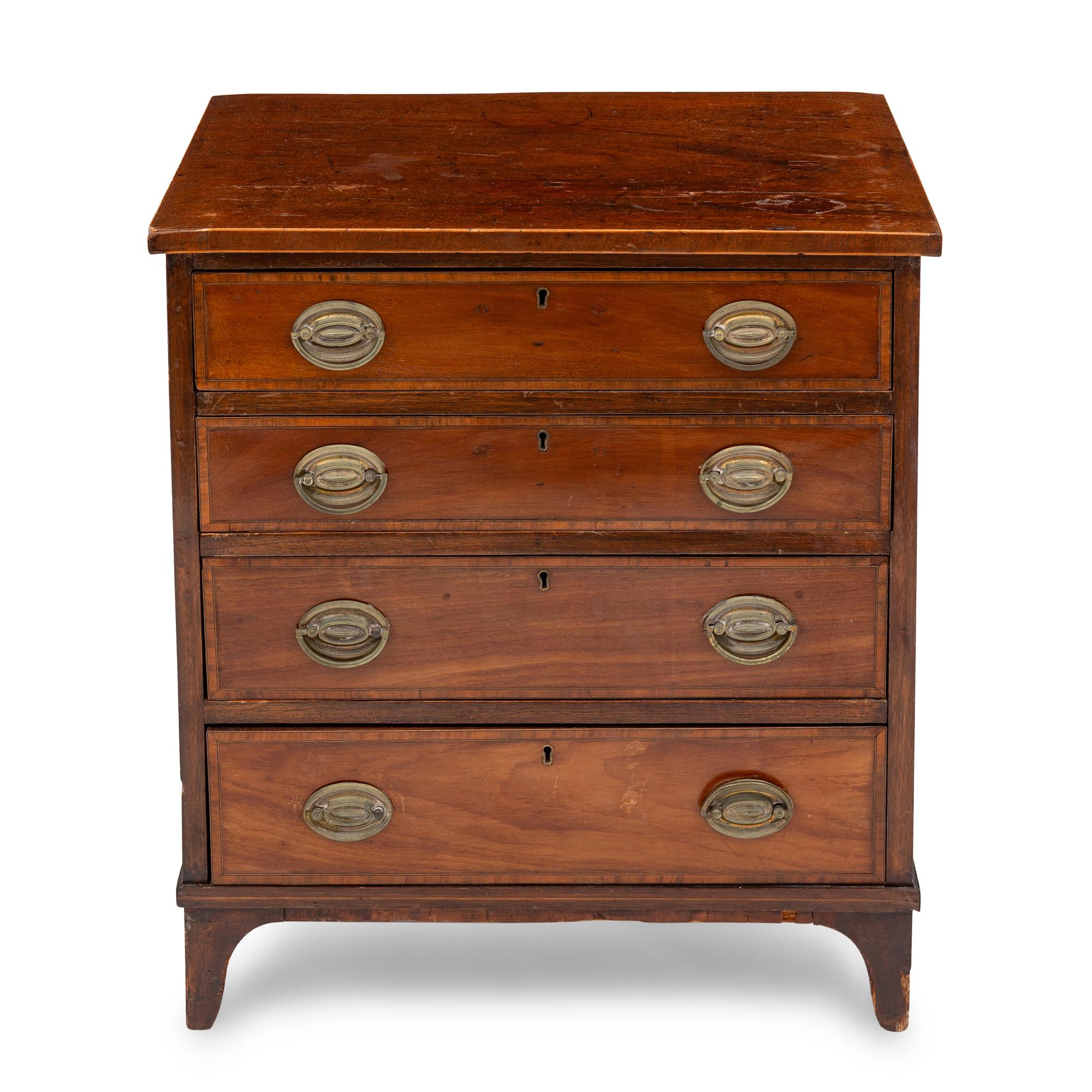 An English Mahogany Chest of Drawers