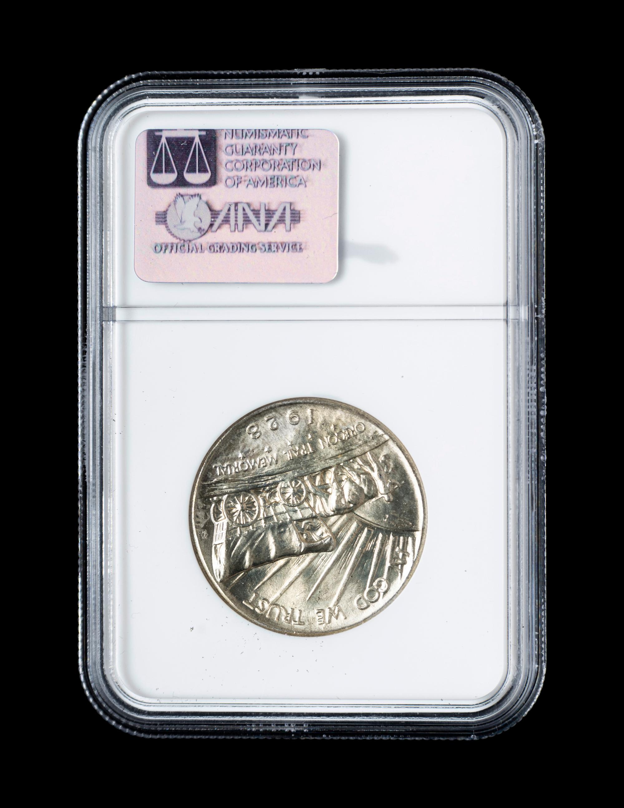 A 1928 Oregon Commemorative 50c Coin (NGC MS66)