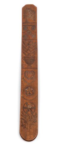 Carved Wooden Busk, Early 19th Century
