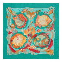 Two Hermès 90cm Silk Scarf, Carré