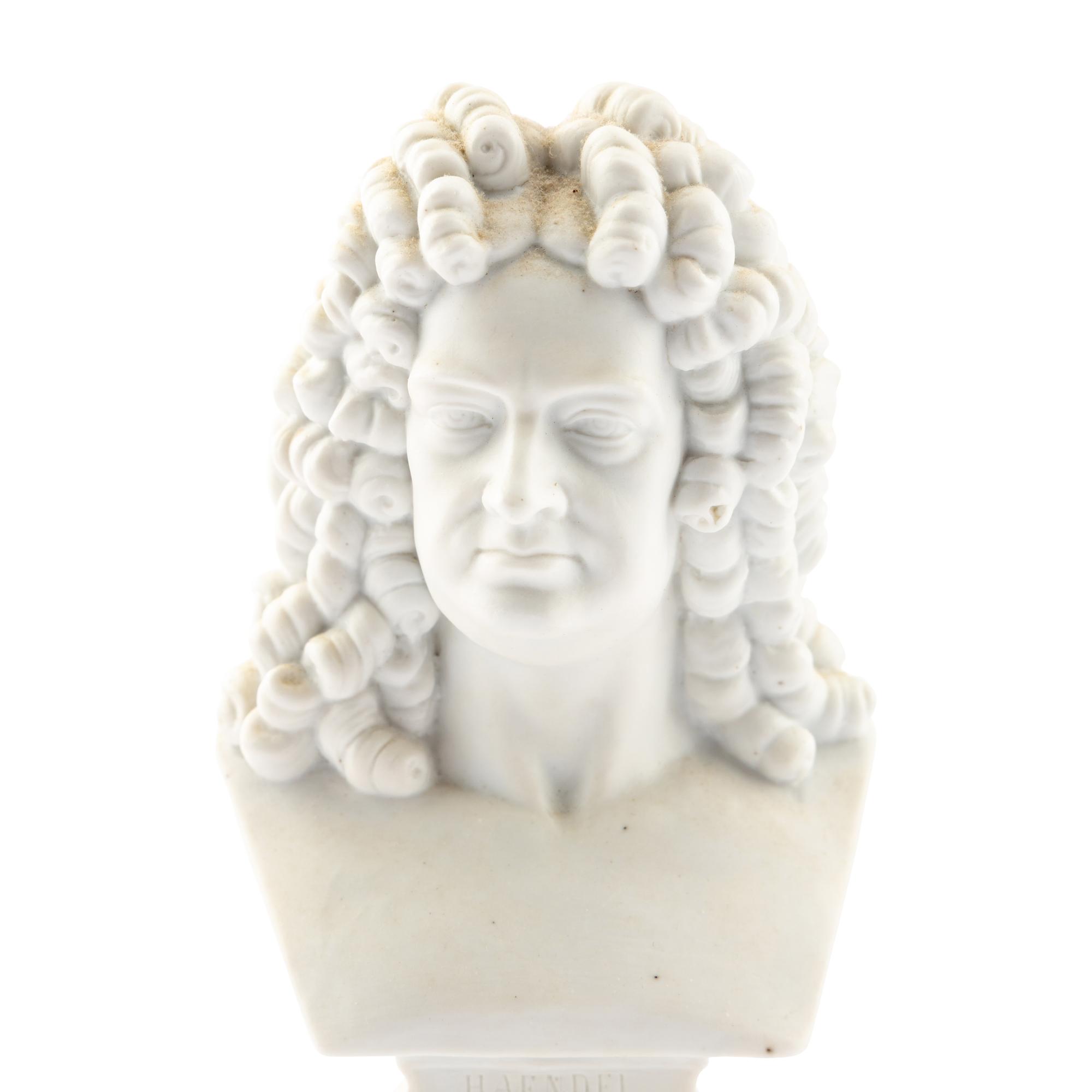 A Collection of Ten Parian Ware Portrait Busts