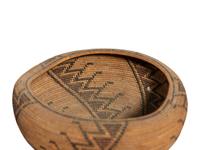Yokut Chalice-Shaped Polychrome Basket