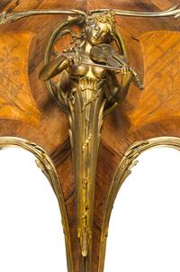 A C. Bechstein Gilt Bronze Mounted Marquetry Grand Piano Height 41 x width 73 x length 100 inches. — CIRCA 1900