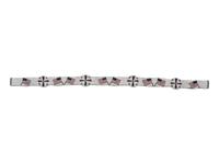 Sioux Beaded Blanket Strip, with American Flags