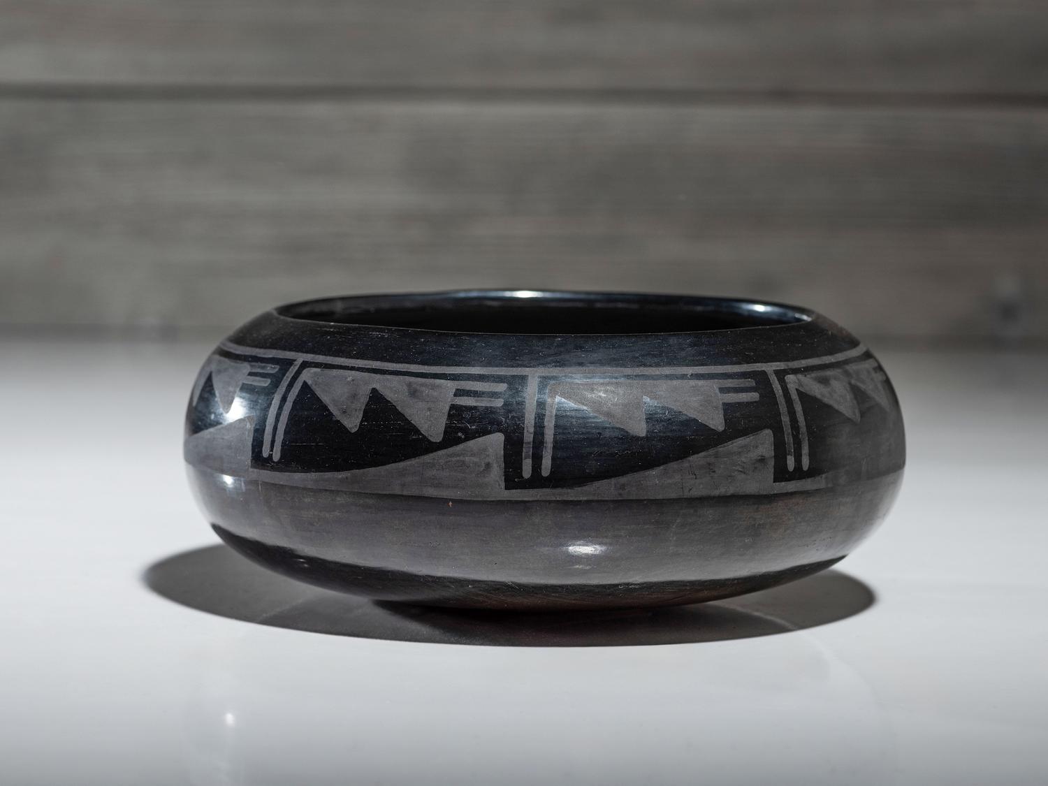 Blackware Pottery Bowl 1923-1925