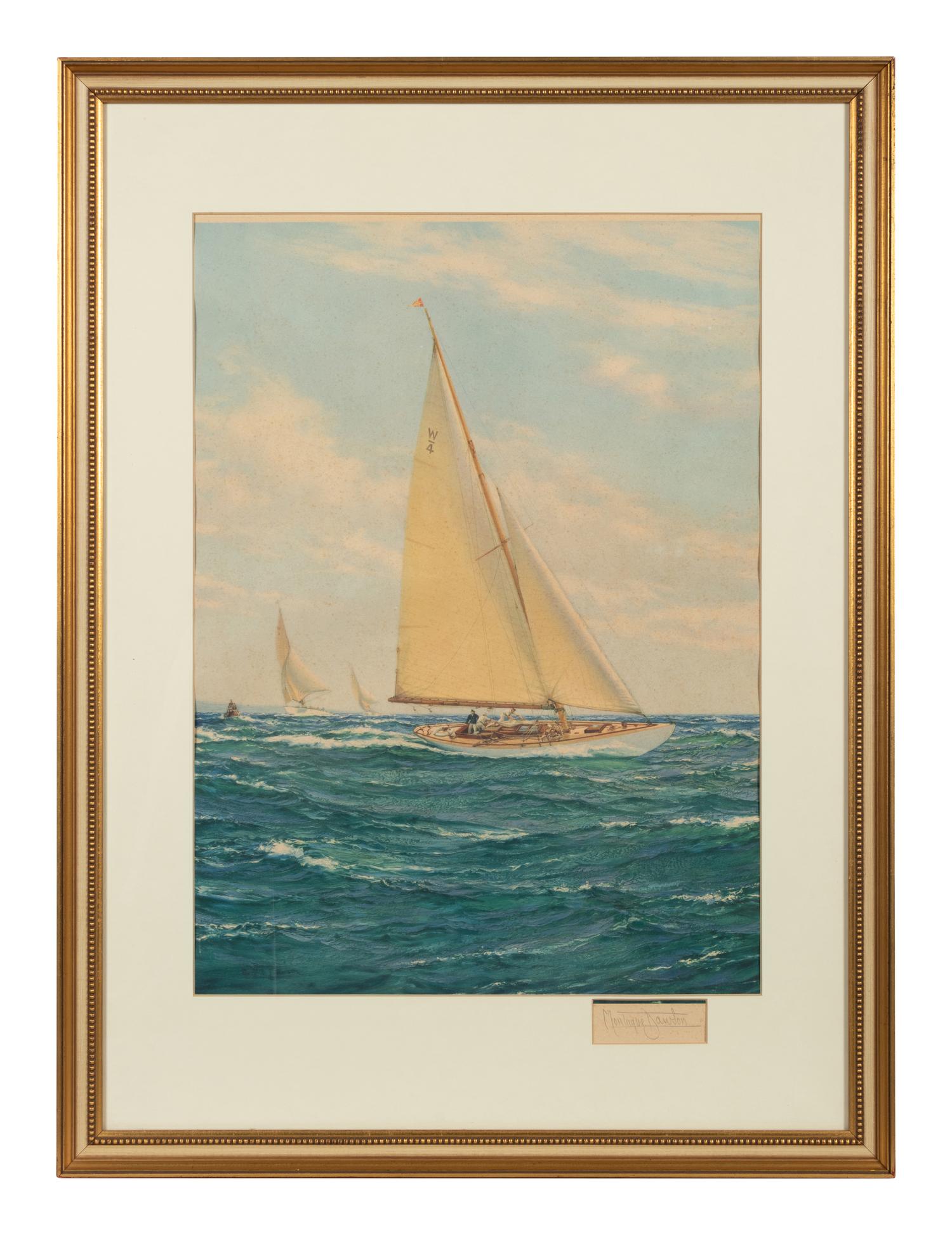 Close Reaching and The Rising Wind (a pair of prints)