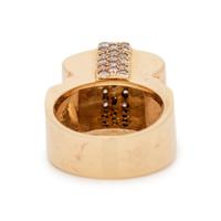 YELLOW GOLD AND DIAMOND RING