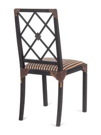 A Pair of English Trompe-l'Oeil Painted Side Chairs