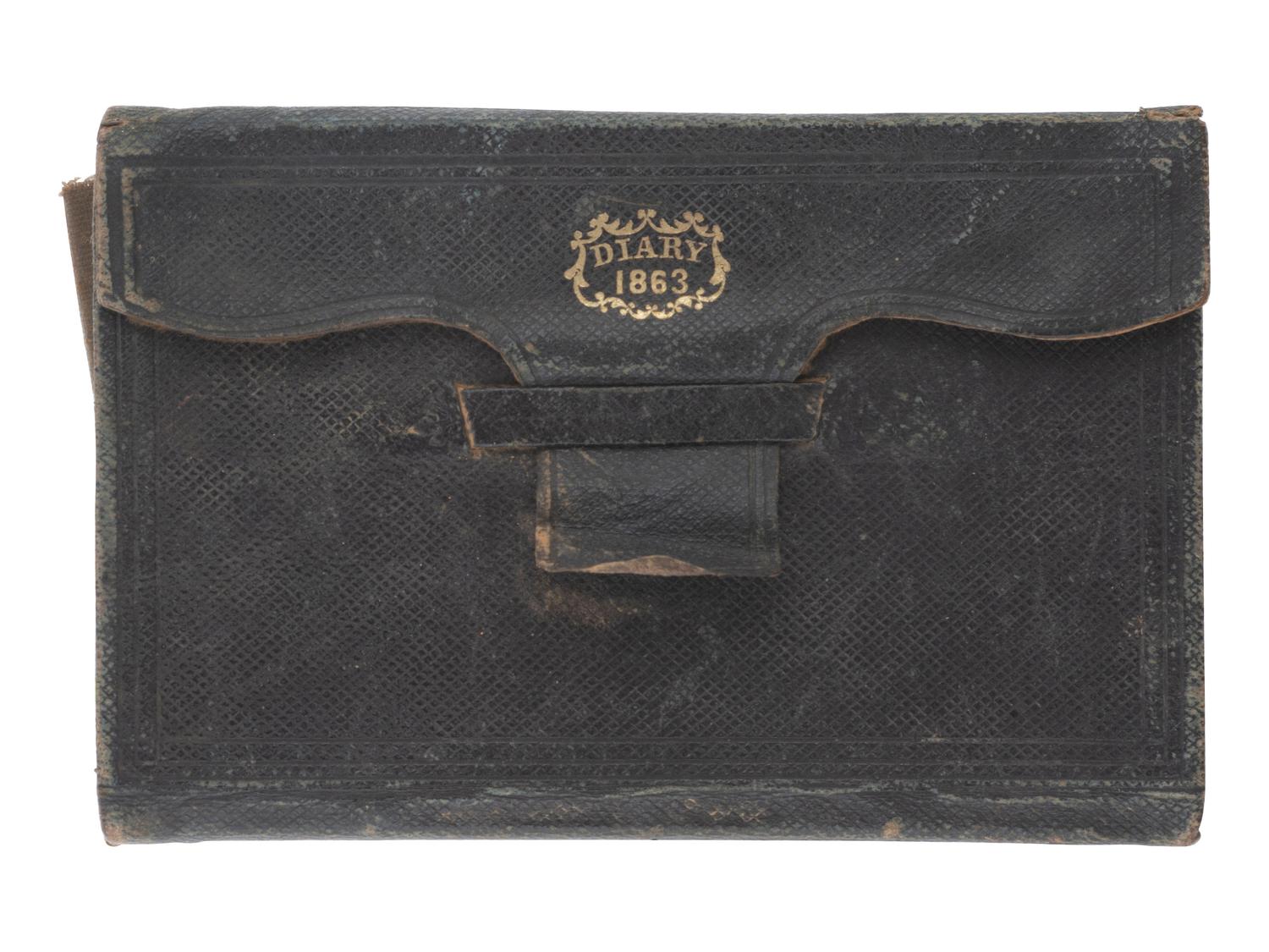 [CIVIL WAR] -- [QUANTRILL'S RAIDERS]. Diary of H.M. McCarty, editor of the Border Star at Westport, Missouri, with entries referencing 1863 clashes between Union soldiers and southern sympathizers, guerilla activity, and Quantrill's Raiders.