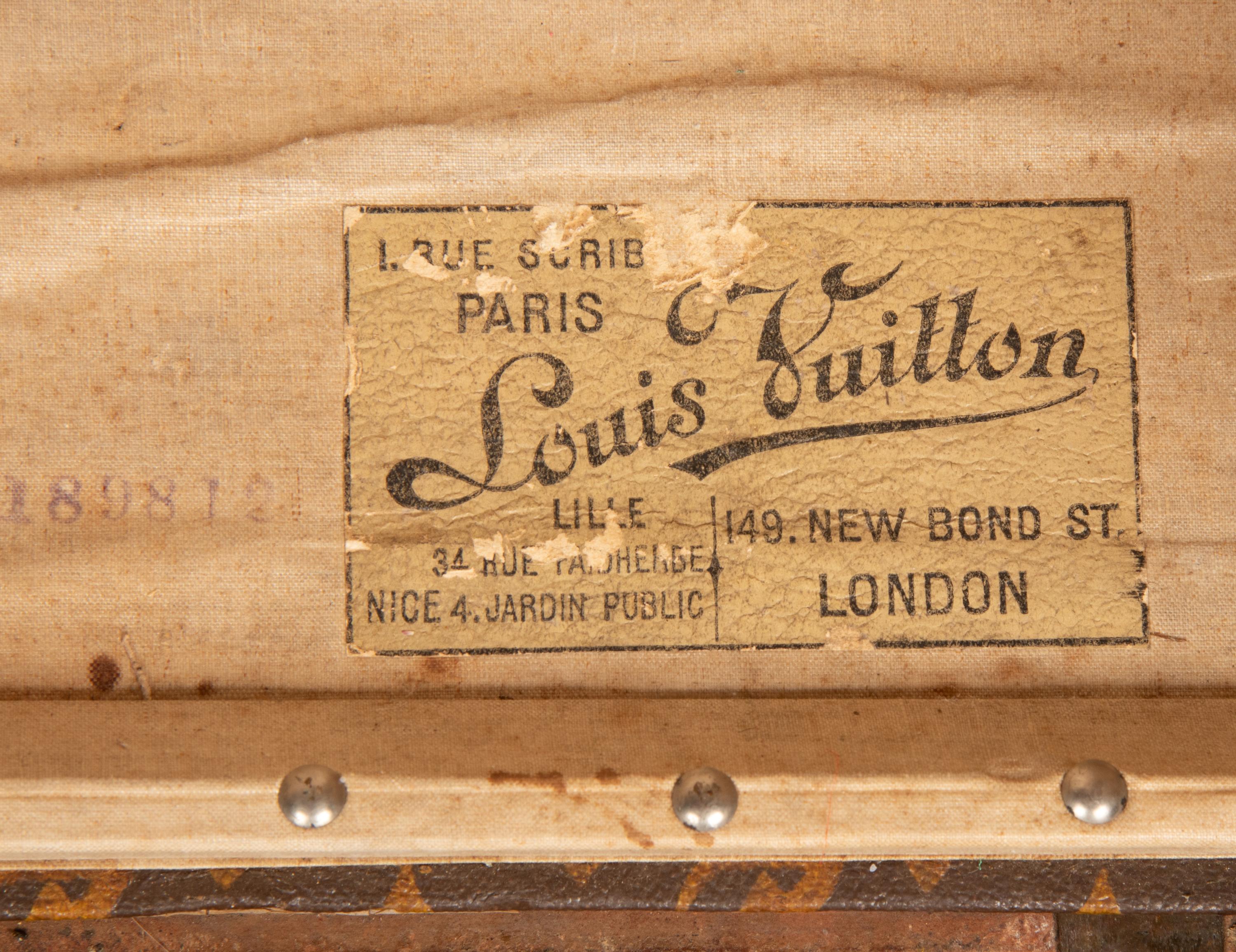 LOUIS VUITTON, ANTIQUE WARDROBE TRUNK