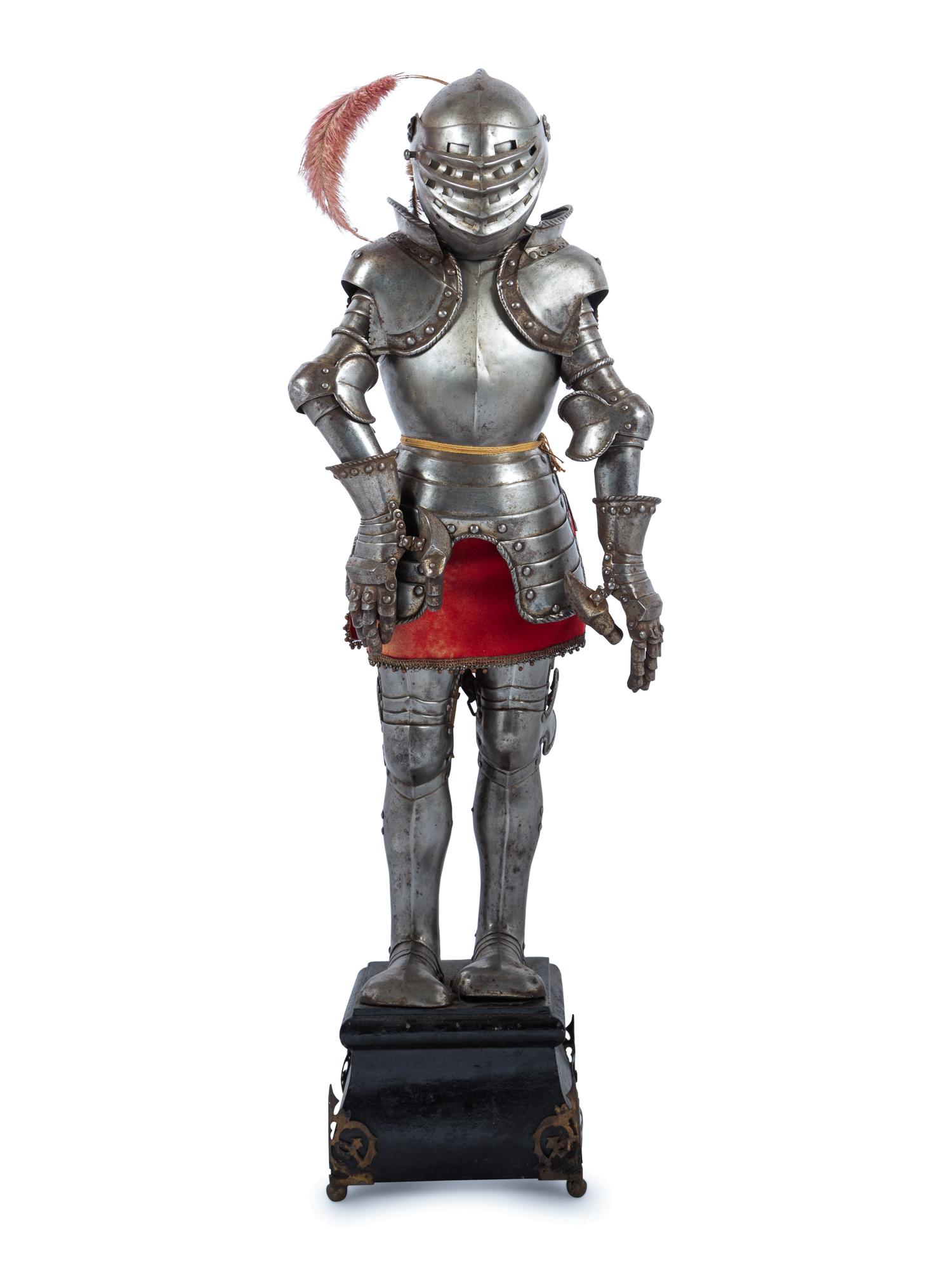 A Victorian Miniature Suit of Armor
