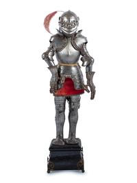 A Victorian Miniature Suit of Armor