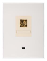 Esprit de l'Escalier (Works for the Blind): Golden is a surface color; Spectator, 1985-87 (2 works from an edition of 15)