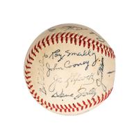 A Group of Signed Autograph Baseballs and One Signed Autograph Softball,