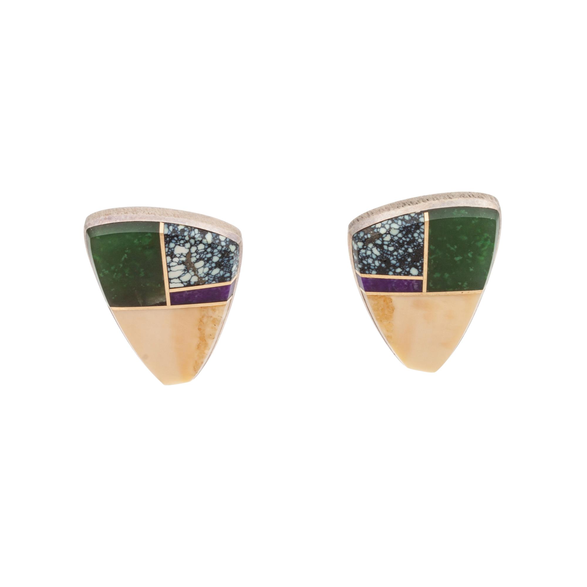 Two Pairs of Earrings and Pendant Brooch Lot is located and will ship from Denver, Colorado.