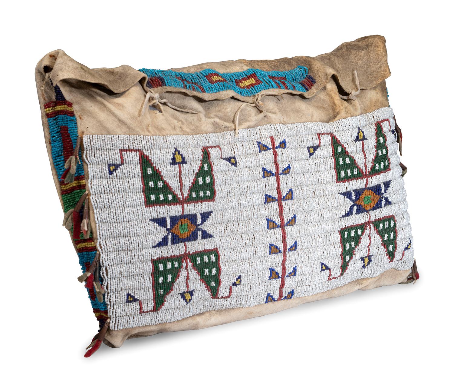 Sioux Beaded Hide Possible Bag