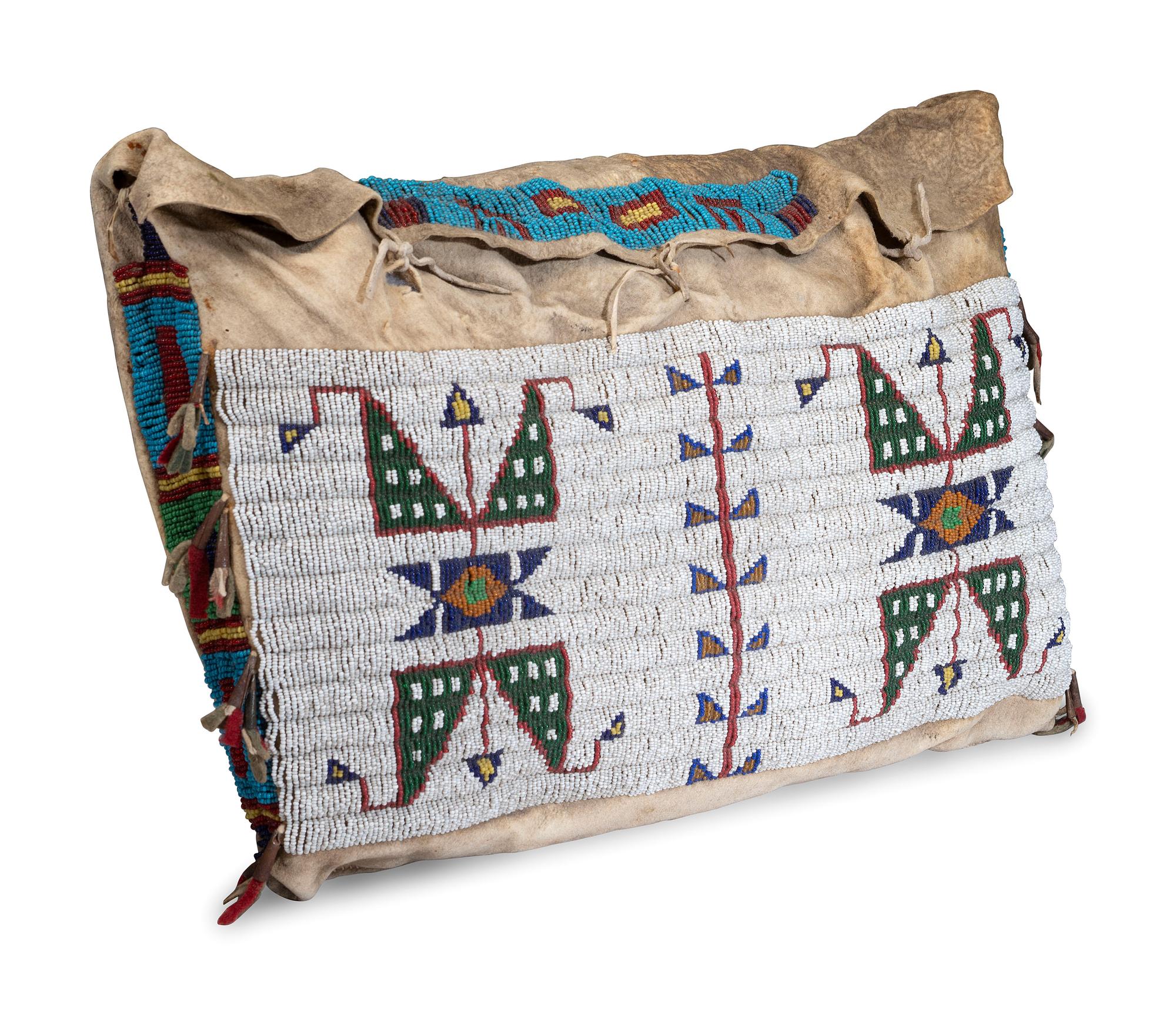 Sioux Beaded Hide Possible Bag