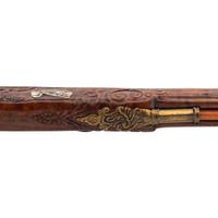 Contemporary Flintlock Jaeger Rifle in the Style of J. Hauer