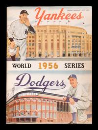 A 1956 New York Yankees vs. Brooklyn Dodgers World Series Don Larsen Perfect Game Scored Official Program