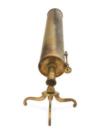 An English Brass 4-Inch Reflecting Table Telescope