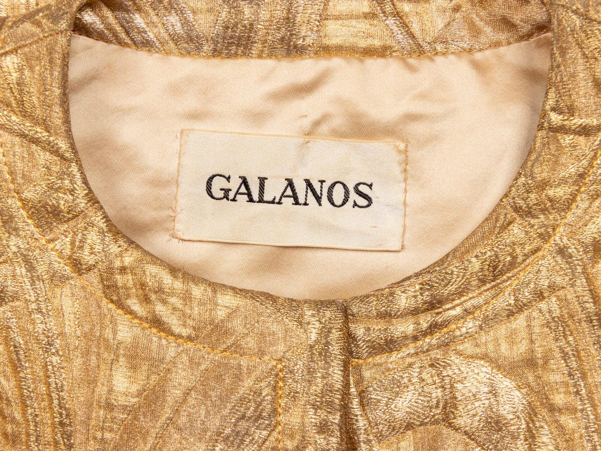 GALANOS, BROCADE EVENING JACKET