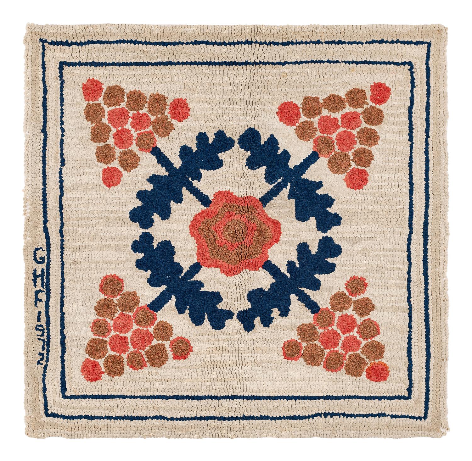 Five Contemporary Hooked Rugs